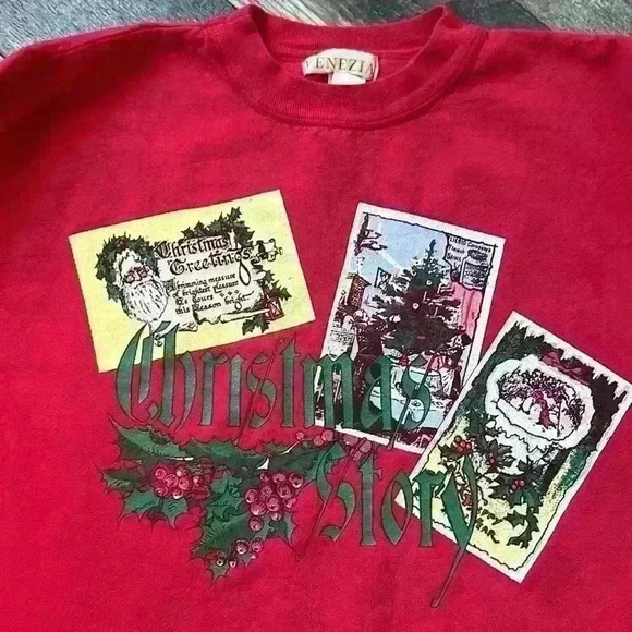 Venezia Tops - Vintage Venezia “Christmas Story” shirt